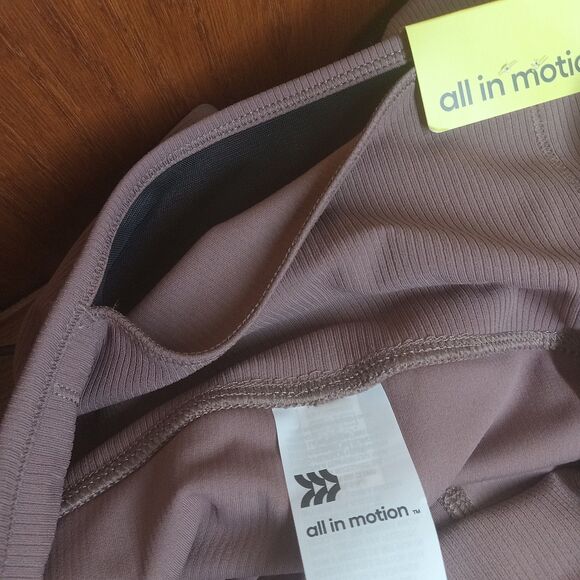 Women's Ultra High-Rise Rib Leggings - All in Motion™ Brown S - Picture 10 of 11